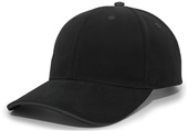 Brushed Twill Truicker/Baseball Cap With Sandwich Bill (Black, Maroon or Khaki)