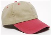 Washed Pigment Dyed Baseball Cap (Pink,Hunter,Sand,Red,Lime,Navy,Sand,Charcoal)