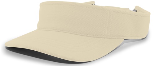 Pacific HeadwearM2 Performance Hook-And-Loop Visor (Vegas Gold). Embroidery is available on this item.