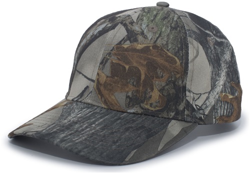 Structured Camouflage Hook-And-Loop Adj Baseball Cap (Conceal Brown or MC2 Pattern). Embroidery is available on this item.