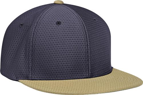 Pacific Headwear Performance Air Jersey Flexfit Ball Cap (L-XL, XS -Navy/Vegas). Embroidery is available on this item.