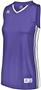 Womens Sleeveless Basketball Jersey (Cardinal,Purple,White/Cardinal,White/Purple)