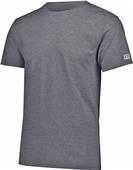 Russell Adult Ring Spun Short Sleeve Cotton TShirt (Athletic Heather,Black,Navy,Royal,Red,White)