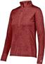 Russell Womens Dri-Power Lightweight 1/4 Zip Pullover (Cardinal)