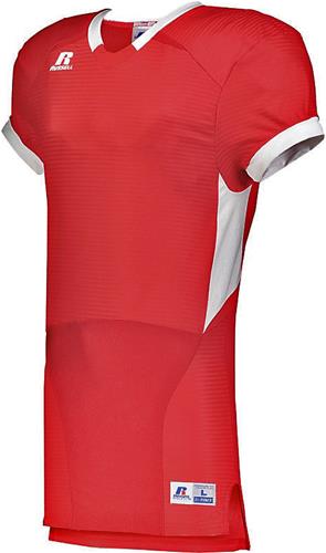 Adult Color BlockFootball Game Jersey (BK,WT,Forest,Maroon,Navy,Purple,Royal,Red)