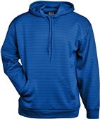 Adult Stripe Fleece Kangaroo Pocket Hoodie (Black,Graphite,Navy,Red,Royal,Silver)