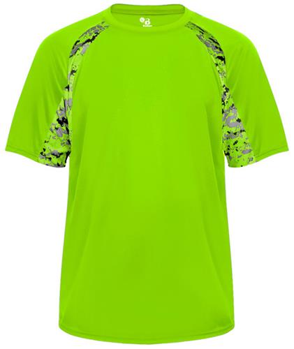 Youth Digital Camo Hook Loose-Fit T Shirt (Burnt Orange,Cardinal,Purple)