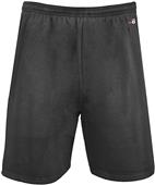 Youth 6" Fleece Athletic Shorts "2-Side Pockets" (Black,Charcoal,Oxford)