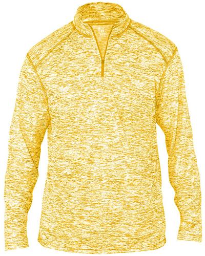 Adult 1/4 Zip Pullover Long Sleeve Shirt. Decorated in seven days or less.