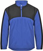  Mens 1/4 Zip Rip Stop Jacket (Black,Graphite,Navy,Red,Royal)