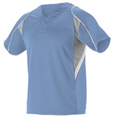 Adult & Youth 2-Button Henley Baseball Jersey (Black,Orange,Forest,Gray,Navy,Purple,Royal,Red,Sky,WT
