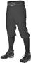 Adult/ Youth Double Knit Knicker Baseball Pants (Charcoal,Grey,White)