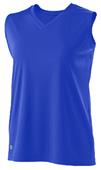 Womens (W2XL - Orange) Sleeveless V-Neck Tee/Tank Top Basketball Jersey