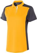 Womens 3-Button Polo Shirt (Black,Forest,Gold,Maroon,Navy,Orange,Royal,Red,White)