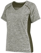 Womens Coolcore Short Sleeve, V-Neck T Shirt