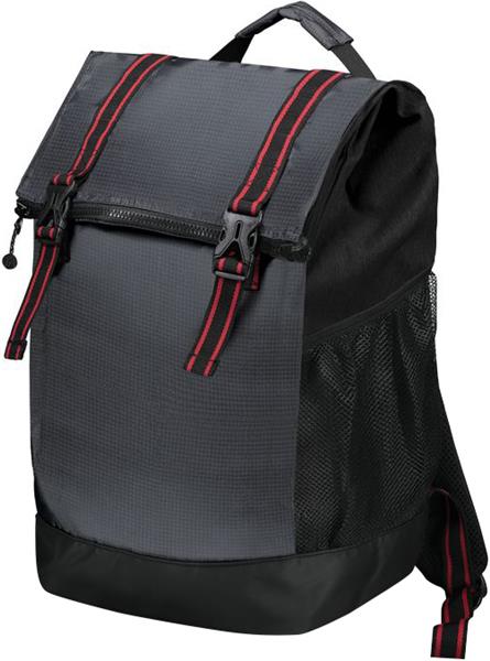 Sports Backpack/Bag (12"W x 17"H x 8"D)....(Black,Carbon,Graphite,Navy,Silver). Embroidery is available on this item.
