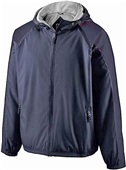 Youth Zip Pockets, Wind/Water Resistant Lined Hooded Jacket (YS -Navy), (YXL -Maroon)