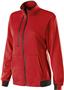 Womens Full-Zip Pocketed Collared Heather Jacket (Forest,Maroon,Navy,Royal,Scarlet)