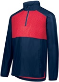  Adult Side Seam Zipper, Pocketed Pullover (Navy, Navy/Gold, Navy/Red)