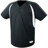 High Five Mens Youth Impact Two-Button Baseball Jerseys