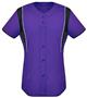 Womens & Girls Faux Front Softball Jersey