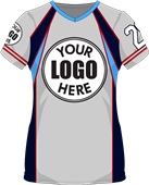 Womens/Girls V-Neck Prism Cool Performance Sublimated Jersey