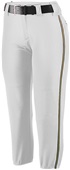 Womens/ Girls Low Rise Collegiate Softball Pants