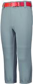Adult Youth Pull-Up Baseball Pant w/Loops