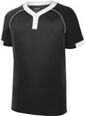 Augusta Men Youth Stanza 2 Button Baseball Jersey