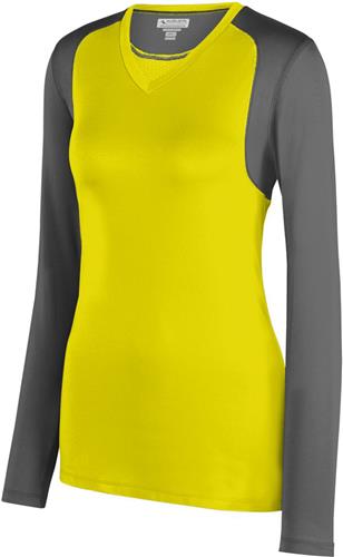 Womens Long Sleeve 2-Color Jersey