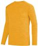 Adult Shadow Tonal Heather Long Sleeve T Shirt