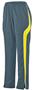 Womens, Side Seam Pockets, Contrast Piping, Elastic Waistband Warm-Up Pants