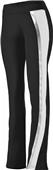 Womens/ Girls Lower Leg Zipper, Wide Waistband, Slim Fit Warm-Up Pants