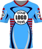 Unisex V-Neck Cobra Cool Performance Sublimated Jersey