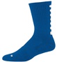 Contrast color stripe on back, Heel/toe Construction Crew Socks
