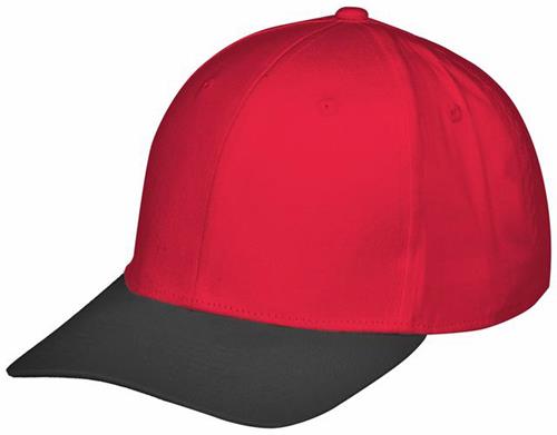 Adult & Youth Velcro Adjustable, Pre-Curved Bill Cotton Twill Cap. Embroidery is available on this item.