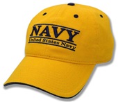 The Game United States Navy 6 Panel Relaxed Unstructured Cap (Gold or White)