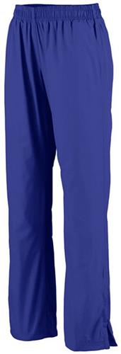 Womens, Lower Leg Zipper, Side Pockets, Athletic Warm-Up Sweat Pants
