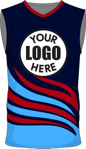 Custom Sublimated Basketball Jersey - Unisex "Fire" Cool Performance Tank