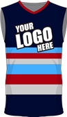 Custom Sublimated Basketball Jersey - Unisex "Bandit" Cool Performance Tank