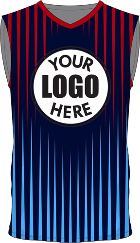 Custom Sublimated Basketball Jersey - Unisex "Rays" Cool Performance Tank