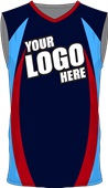 Custom Sublimated Basketball Jersey - Unisex "Wavepoint" Cool Performance Tank