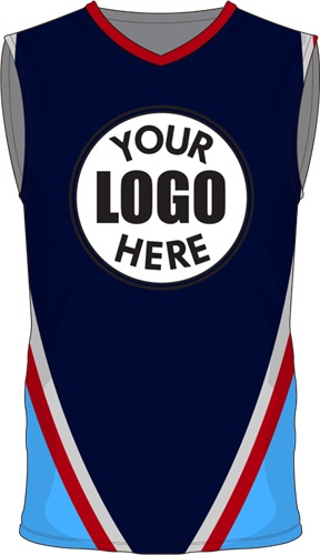 Custom Sublimated Basketball Jersey - Unisex "Ellipses" Cool Performance Tank