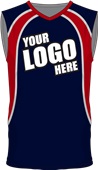 Custom Sublimated Basketball Jersey - Unisex "Swoop" Cool Performance Tank