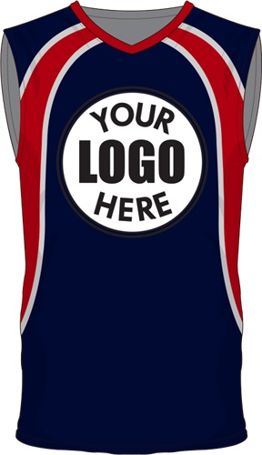 Custom Sublimated Basketball Jersey - Unisex "Swoop" Cool Performance Tank