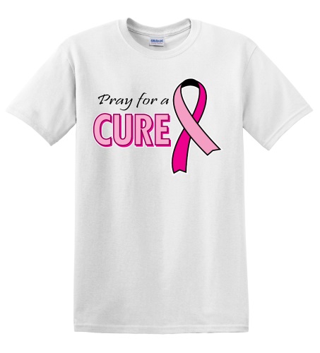 Epic Adult/Youth Pray for a Cure Cotton Graphic T-Shirts. Free shipping.  Some exclusions apply.