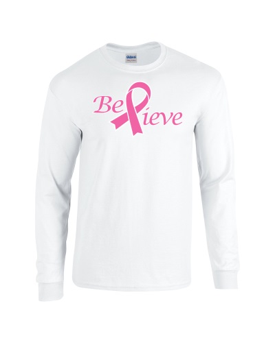 Epic Believe Long Sleeve Cotton Graphic T-Shirts. Free shipping.  Some exclusions apply.