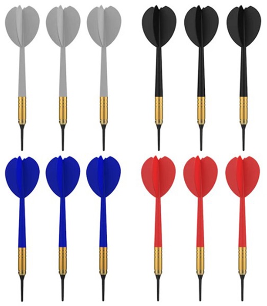 Accudart 12pk Recreational Soft Tip Darts DA1223W Playground