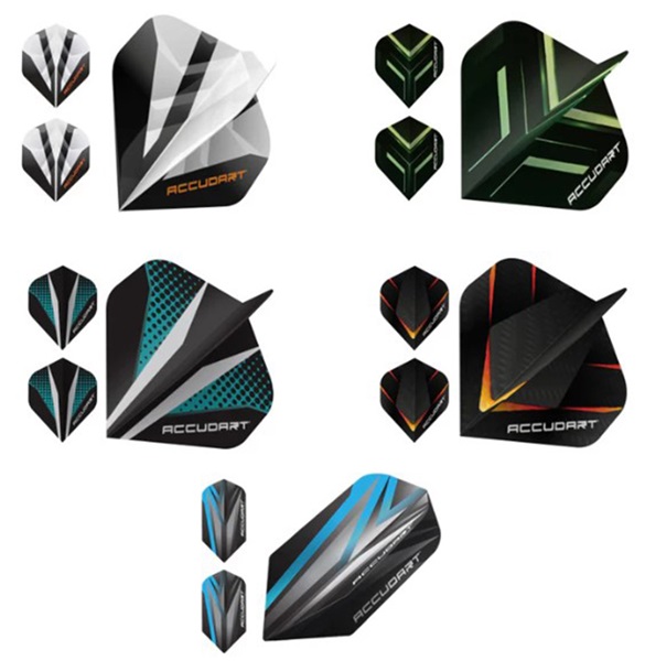 Accudart 5 Sets Flight Kit Darts DA0010W Playground Equipment and Gear