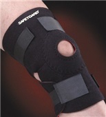 Adult Adjustable Neoprene Open Knee Support with Compression Straps